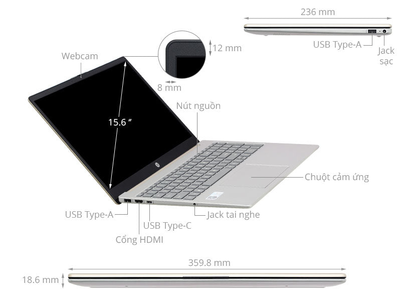 Laptop Asus Vivobook Go 15 E1504FA R5 7520U/16GB/512GB/Chuột/Win11 (NJ776W) Laptop Asus Vivobook Go 15 E1504FA R5 7520U/16GB/512GB/Chuột/Win11 (NJ776W)